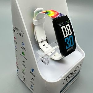 ITouch Action Smartwatch With Tye Dye Design Strap